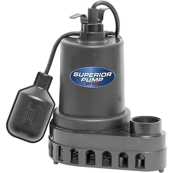 Superior Pump 92370 Thermoplastic Submersible Sump Pump 92370 - main
